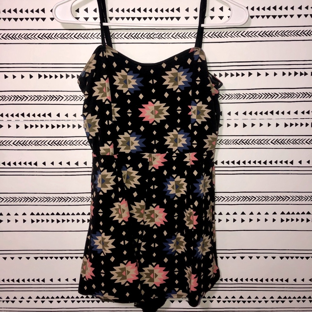 Heart open back romper